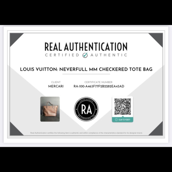 Louis Vuitton: Neverfull MM Checkered Tote Bag (Authenticated) 🤎 - Picture 9 of 9